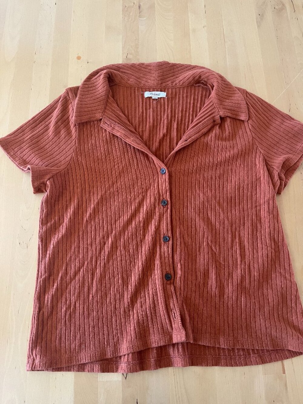 madewell button top - size XL